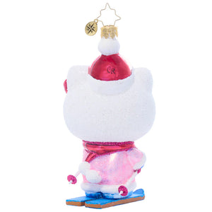 Hello Kitty x Christopher Radko Handmade Glass Ornament (Aspen Adventure) Seasonal RAUCH BRANDS