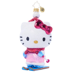 Hello Kitty x Christopher Radko Handmade Glass Ornament (Aspen Adventure) Seasonal RAUCH BRANDS
