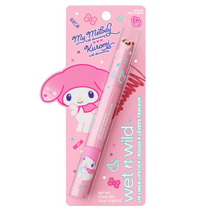 My Melody & Kuromi x Wet n Wild Glossy Lip Liner Lipstick (My Melody) Beauty MARKWINS