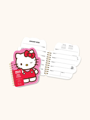 Hello Kitty x Studio Oh! 2026 Playful Pink Die-Cut Weekly Planner Stationery Studio Oh!