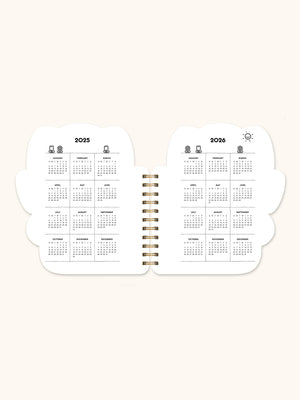 Hello Kitty x Studio Oh! 2026 Playful Pink Die-Cut Weekly Planner Stationery Studio Oh!