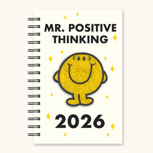 Mr. Positive x Studio Oh! 2026 Thinking Chenille Patch Planner Stationery Studio Oh!