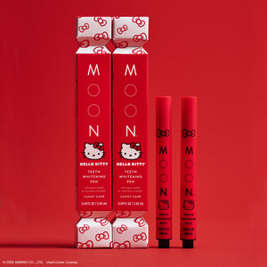 Hello Kitty x MOON Oral Beauty Whitening Pen Duo (Candy Cane) Home Goods Moon Oral Beauty