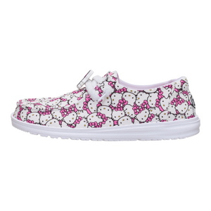 Hello Kitty x HEYDUDE Wendy All-Over Print Slip-On Shoe (Adult) Shoes Hey Dude Inc