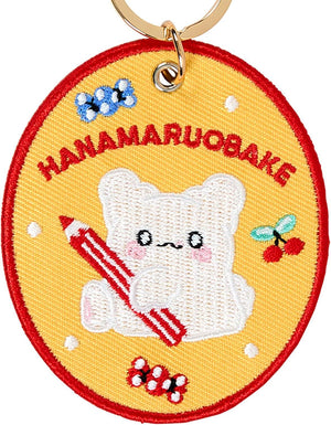 Hanamaruobake Mascot Badge Keychain (Sanrio Character Award Series) Accessory Japan Original