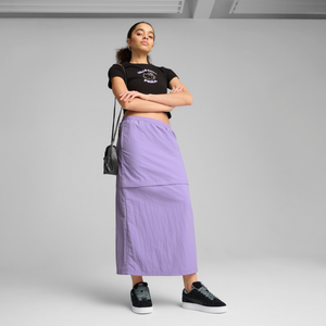 Hello Kitty x PUMA Woven Convertible Maxi Skirt (Lavender Alert) Apparel PUMA
