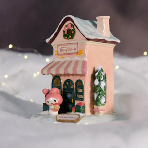 My Melody's Merry Market Ceramic Candle House Home Goods Blue Sky Clayworks