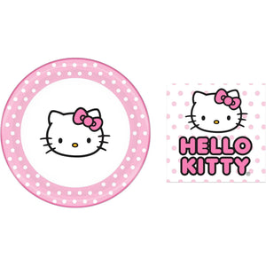 Hello Kitty Paper Napkin & Plate 32-pc Party Pack (Pink Dots) Paper Tableware Silver Buffalo