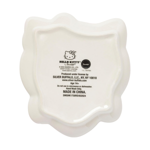 Hello Kitty Heart Donut Ceramic Spoon Rest Home Goods Silver Buffalo LLC