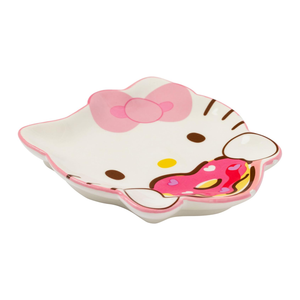Hello Kitty Heart Donut Ceramic Spoon Rest Home Goods Silver Buffalo LLC