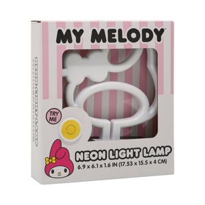 My Melody Silhouette Neon Light Lamp Home Goods Silver Buffalo LLC