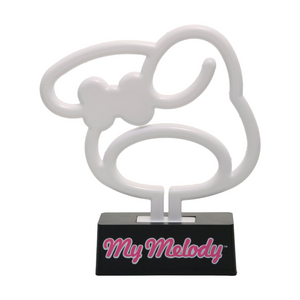 My Melody Silhouette Neon Light Lamp Home Goods Silver Buffalo LLC