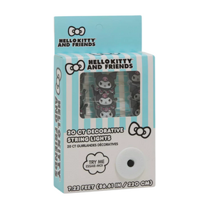 Kuromi Pose 20ct LED String Lights Home Goods Silver Buffalo