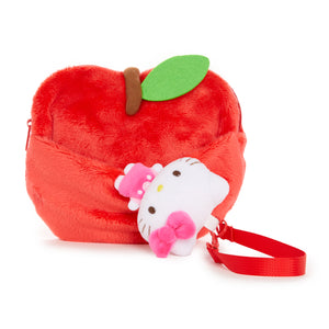 Hello Kitty Mini Pouch with Reel (5 Apples Tall Series) Accessory NAKAJIMA CORPORATION