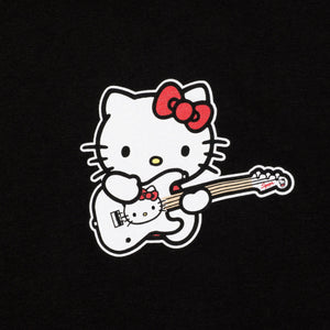 Hello Kitty x Fender Black Small Logo Tee Apparel FENDER