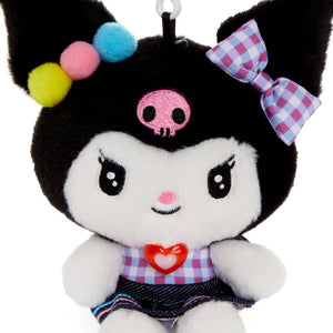 Kuromi Mascot Clip (Retro Denim Series) Accessory NAKAJIMA CORPORATION