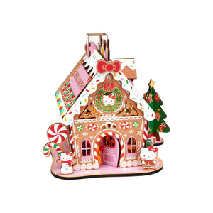 Hello Kitty Gingerbread House 3D Wooden Puzzle Toys&Games HANDS CRAFT