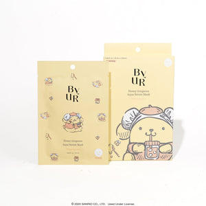 Pompompurin x ByUR Honey Gorgeous Daily Aqua Serum Mask (1pc/4pc) Beauty ByUR US