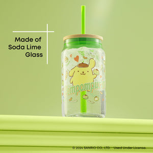Pompompurin Favorite Flavor Lidded Glass Tumbler Home Goods JoyJolt