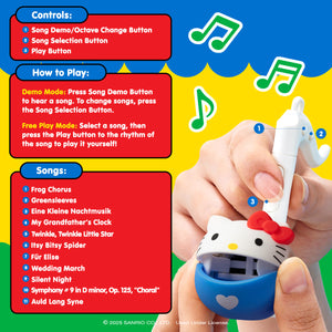 Hello Kitty Mini Otamatone Melody Charm Accessory Hamee.com - Hamee US