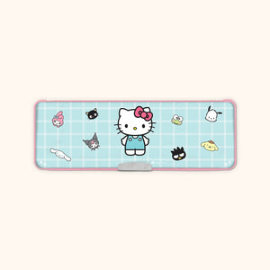 Hello Kitty and Friends x Studio Oh! Blue Grid Pencil Case Stationery Studio Oh!
