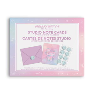 Hello Kitty x Studio Oh! 50th Anniversary 25-Pc Note Cards & Wax Seals Set Stationery Orange Circle