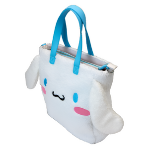 Cinnamoroll x Loungefly Sherpa Tote Bag With Coin Bag Bags LOUNGEFLY