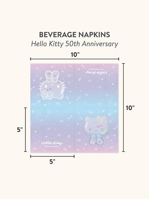 Hello Kitty x Studio Oh! 50th Anniversary Beverage Napkins Paper Tableware Studio Oh!