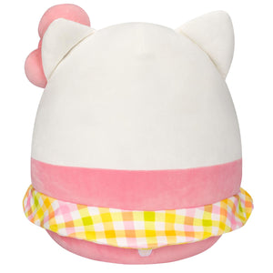 Hello Kitty 14" Gingham Skirt Squishmallows Plush Plush Jazwares