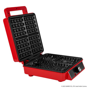 Hello Kitty Deluxe Waffle Maker (Red) Home Goods Uncanny Brands Wholesale