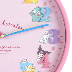 Sanrio Characters Wall Clock Home Goods Japan Original