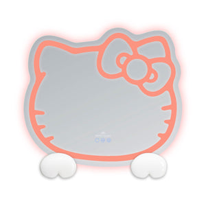 Hello Kitty x Impressions Vanity RGB Wall Mirror 2.0 W/ Bluetooth Speakers and Specialty Base Beauty Impressions Vanity Co.