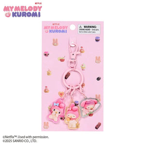 My Melody Acrylic Keychain (My Melody & Kuromi Netflix Series) Accessory Japan Original