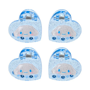 Cinnamoroll 4-pc Mini Glitter Hair Clip Set Accessory Japan Original