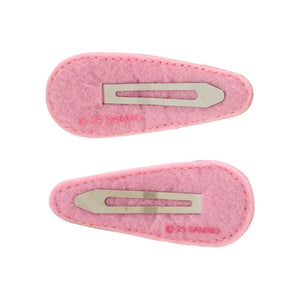 My Melody 2-pc Quilted Hair Clip Set Accessory Japan Original