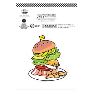 Gudetama x Pipsticks Bacon Me Hungry Scratch 'n Sniff (2ct) Stationery Pipsticks Inc