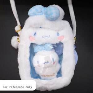 Cinnamoroll Plush Crossbody Bag (Fluffy Heart Series) Bags Global Original