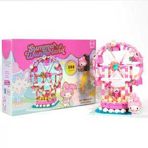 My Melody Summer Wunderland Theme Park Building Blocks (Ferris Wheel)