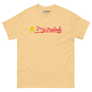 My Melody Cherry Sweet Logo Tee Apparel Printful Yellow Haze S