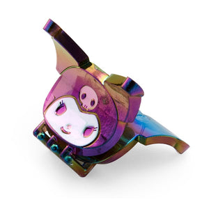 Kuromi Iridescent Mini Hair Clips (Set of 4) Accessory Japan Original