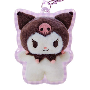 Kuromi ID Badge (Pitatto Friends Series) Accessory Japan Original