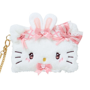 Hello Kitty Plush Card Case (Ribbon Party Series) Accessory Japan Original