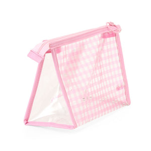 My Melody Clear Gingham Zipper Pouch Bags Japan Original