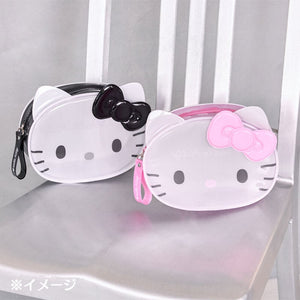 Hello Kitty Pink & Clear Zipper Pouch (I Love Hello Kitty Series) Bags Japan Original