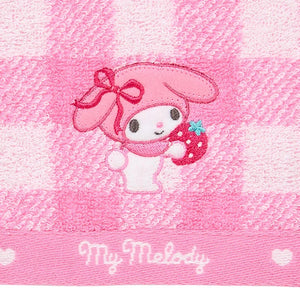 My Melody Gingham Imabari Hand Towel Home Goods Japan Original