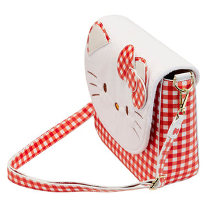 Hello Kitty x Loungefly Gingham Crossbody Bag Bags Loungefly