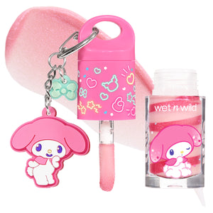 My Melody & Kuromi x Wet n Wild Spiral Lip Gloss (My Melody) Beauty MARKWINS