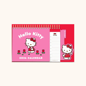 Hello Kitty x Studio Oh! 2026 Standing Desk Easel Calendar with Pen Holder Stationery Studio Oh!