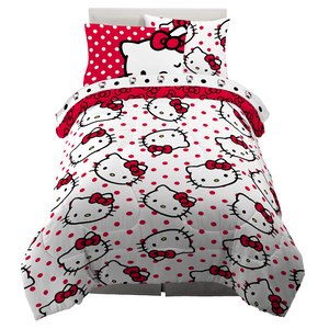Hello Kitty Polka Dot Party Bedding Set Home Goods Franco Manufacturing Co Inc   