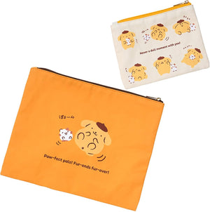 Pompompurin 2-Piece Pouch Set (Friendship Time Series) Bags Japan Original